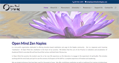 Desktop Screenshot of openmindzennaples.com