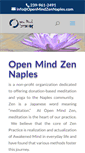 Mobile Screenshot of openmindzennaples.com